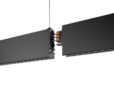 Modular LED aluminium pendant lamp SUPERLINEA Exenia
