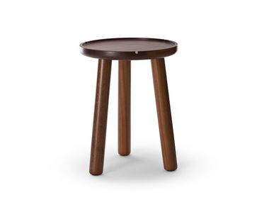 Round mahogany high side table BELLAGIO Exteta