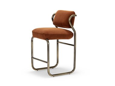 Upholstered garden stool with back MODERNISTA Exteta