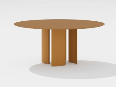 Round garden table in mortar NACA FAST