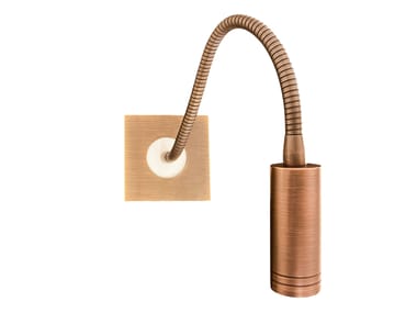 FEDE, TWENTY Lampada da lettura a LED orientabile in ottone