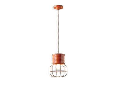 Industrial style ceramic pendant lamp INDUSTRIAL FERROLUCE