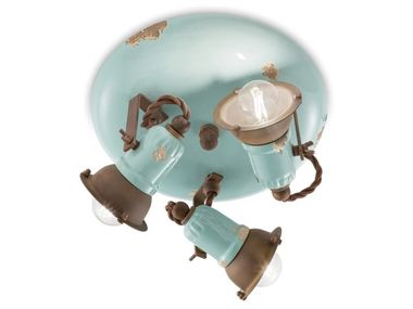 Faretto multiplo orientabile rotondo in ceramica LOFT FERROLUCE