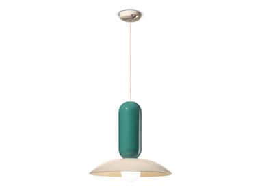 Ceramic pendant lamp PAU C2630 FERROLUCE