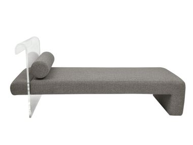 Dormeuse imbottita con schienale in plexiglass REST FEZA DSGN