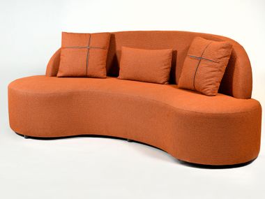 Curved fabric sofa WAVE SOFA FEZA DSGN