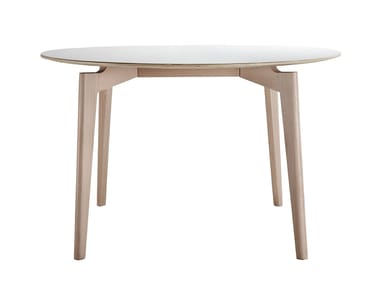 Round wooden dining table FIFTY-T | Round table