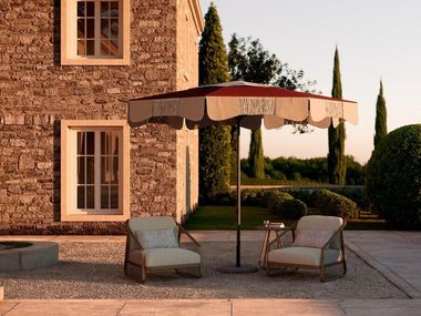 Garden umbrella with central pole AMARCORD FIM