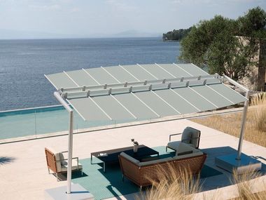 Rechteckiger Sonnenschirm aus Aluminium FLEXY MOOD FIM