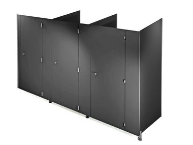 Öffentliche Dusche aus HPL NEXUS S FIT INTERIORS