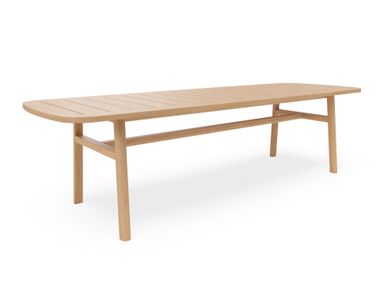 Rechteckiger Gartentisch aus Teakholz OAZA FJAKA