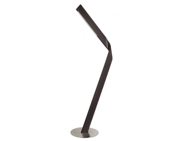 Lampada da terra in legno FLIP Flam & Luce