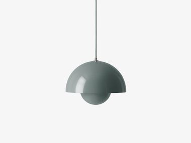 Metal pendant lamp FLOWERPOT VP2 &Tradition