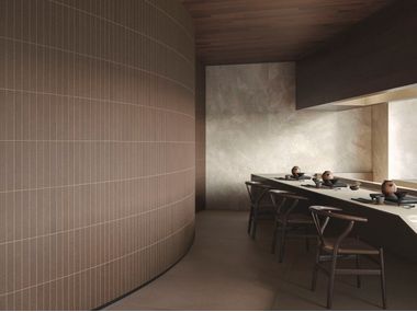 Porcelain stoneware wall/floor tiles with stone effect PURA MARRONE FMG