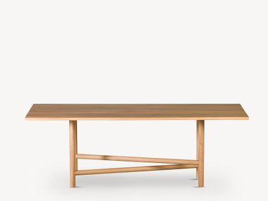 Rectangular oak table AKIS FÖRNİ