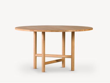 Round oak table AKIS FÖRNİ