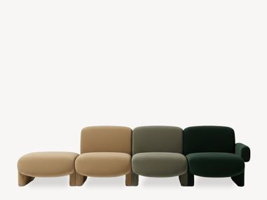 Modular fabric sofa BELUGA FÖRNİ