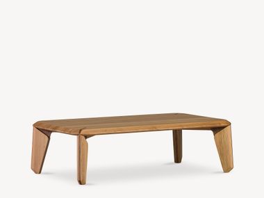 Rectangular oak coffee table LIKA FÖRNİ