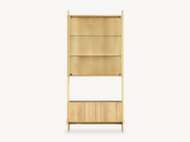 Oak highboard with doors PATPAT FÖRNİ