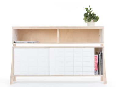 Sideboard with sliding doors FRAME SIDEBOARD 02 SMALL RFORM