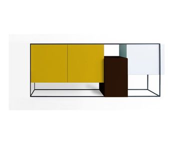 Sideboard with doors FRAMED Moca