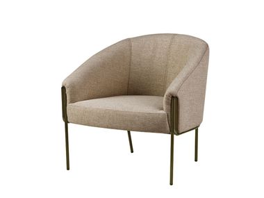 Fabric armchair with armrests VIOLA 008 FREIXOTEL