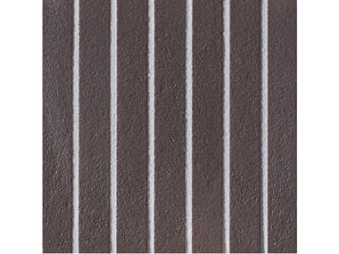 Indoor/outdoor porcelain stoneware wall/floor tiles FRINGE BOLD ANTHRACITE