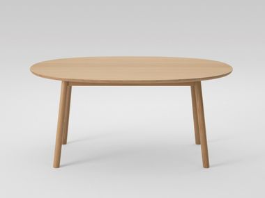 Oval oak table FUGU 1E00-34 Maruni