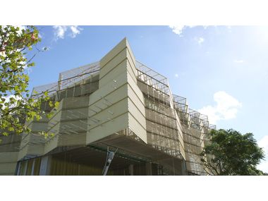 Façades Expanded metal mesh for facade finish By FILS