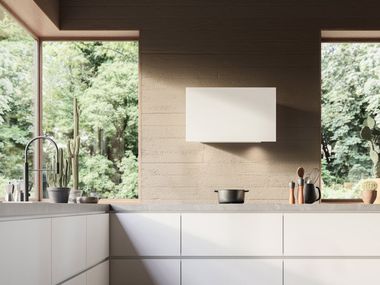 Campana extractora de pared con luces integradas COVER Falmec