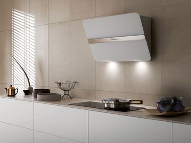 Wall-mounted cooker hood with integrated lighting FLIPPER Falmec