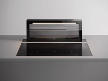 Cappa estraibile in alluminio e vetro LEVEL Falmec