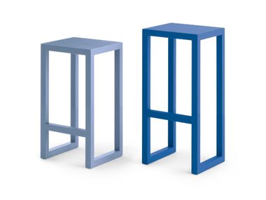 Gartenhocker aus lackiertem Metall FRAME OUTDOOR Fantin