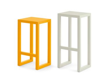 Hocker aus lackiertem Metall FRAME Fantin