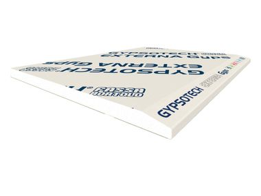 Gypsum board with mat reinforcement GYPSOTECH® EXTERNA Gyps Fassa Bortolo