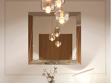 Specchio quadrato da parete CRISTAL Febal Casa