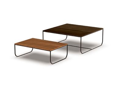 Mesa de centro trenó retangular de madeira DUTCH Febal Casa