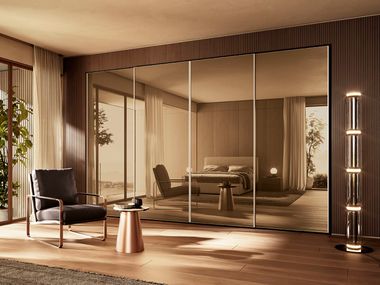 Armario modular de vidrio con puertas correderas NINFEA Febal Casa