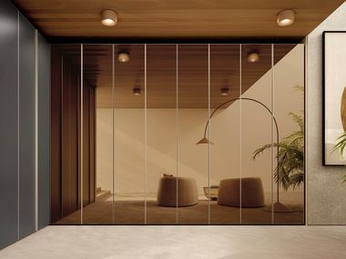 Armario modular de vidrio efecto espejo PROFILE REFLEX Febal Casa