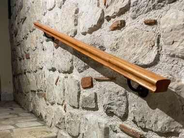 Handlauf aus massivem Holz BRITISH Fermeg