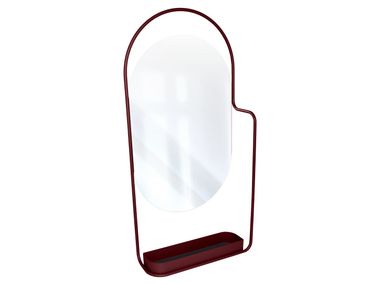 Specchio in alluminio da parete con mensola ITAC Fermob