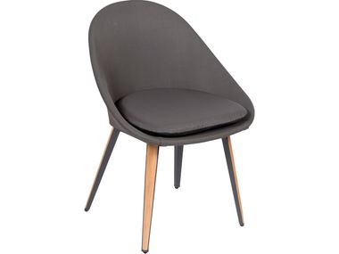 Sedia da giardino in alluminio e teak VANITY BY EXPERTISE VLAEMYNCK Fermob