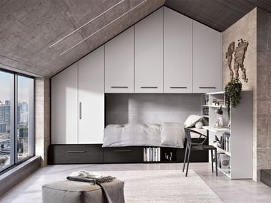 Double-sloped attic bridge bedroom COMPOSITION 115 Ferrimobili