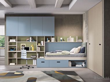 Bedroom set with bridge wardrobe COMPOSITION 125 Ferrimobili