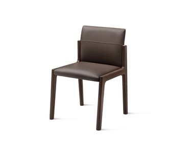 Silla de cuero sin brazos BRENTA Fiam Italia