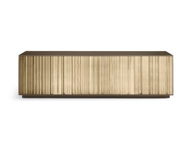 Sideboard with tempered glass doors ECHO LINE Fiam Italia