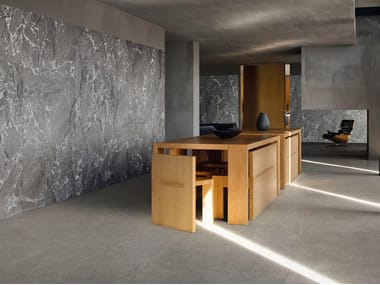 Fiandre, LEXICON - ROCHE BLEUE Pavimento/rivestimento in gres porcellanato per interni ed esterni