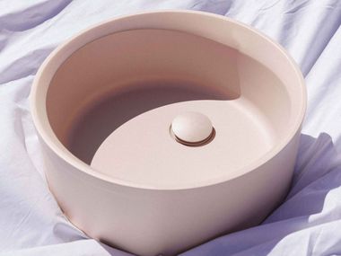 Round countertop Silexpol® washbasin FREZIO Fiora