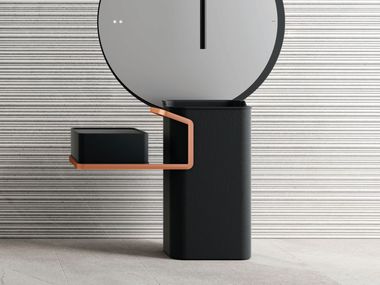 Freestanding Silexpol® washbasin with drawers ICON Fiora