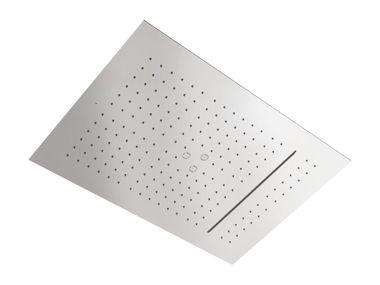 Fir Italia, SHOWERS STEEL - 1672619 Soffione doccia a soffitto da incasso in acciaio inox